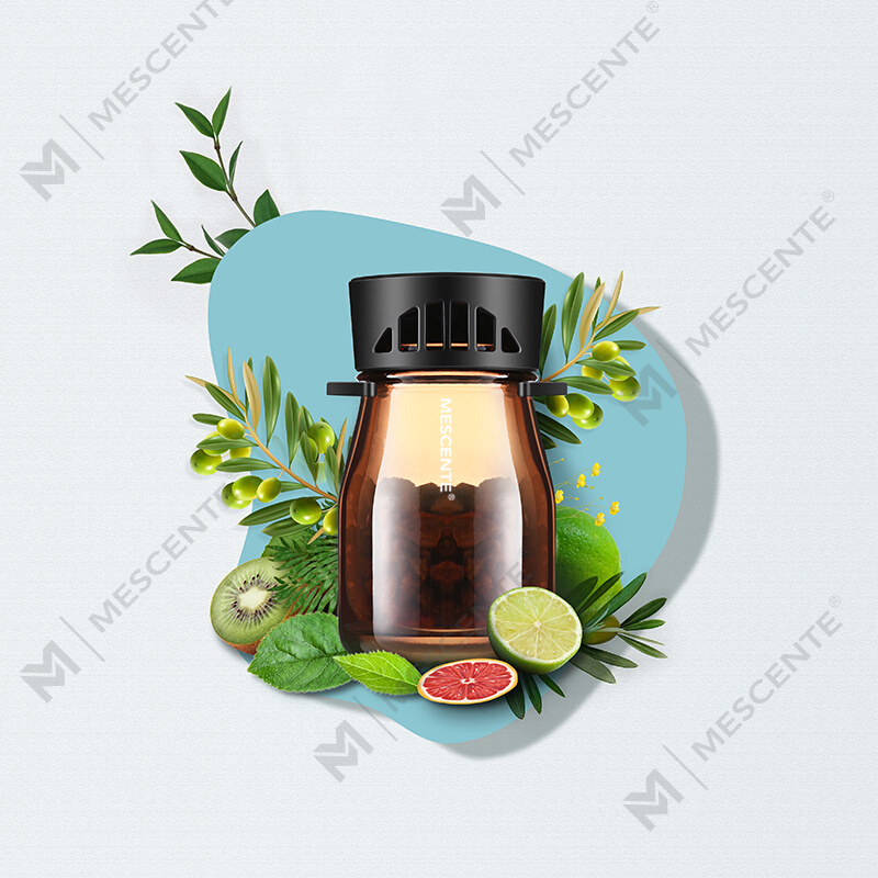 M&Scent Organic Custom Logo Mini Fragrance auton ilmanraikastinpullot, ilmapumppu autoon