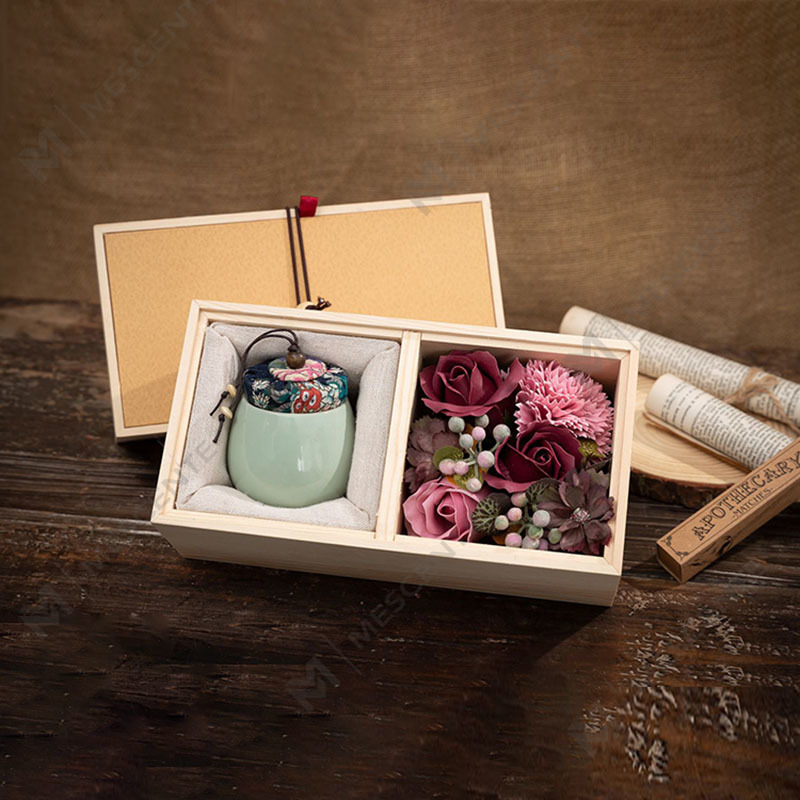 M&Scent Luxury Decoration Bulk Tilaa keraaminen pilari aromaterapiaparafiinikynttilä