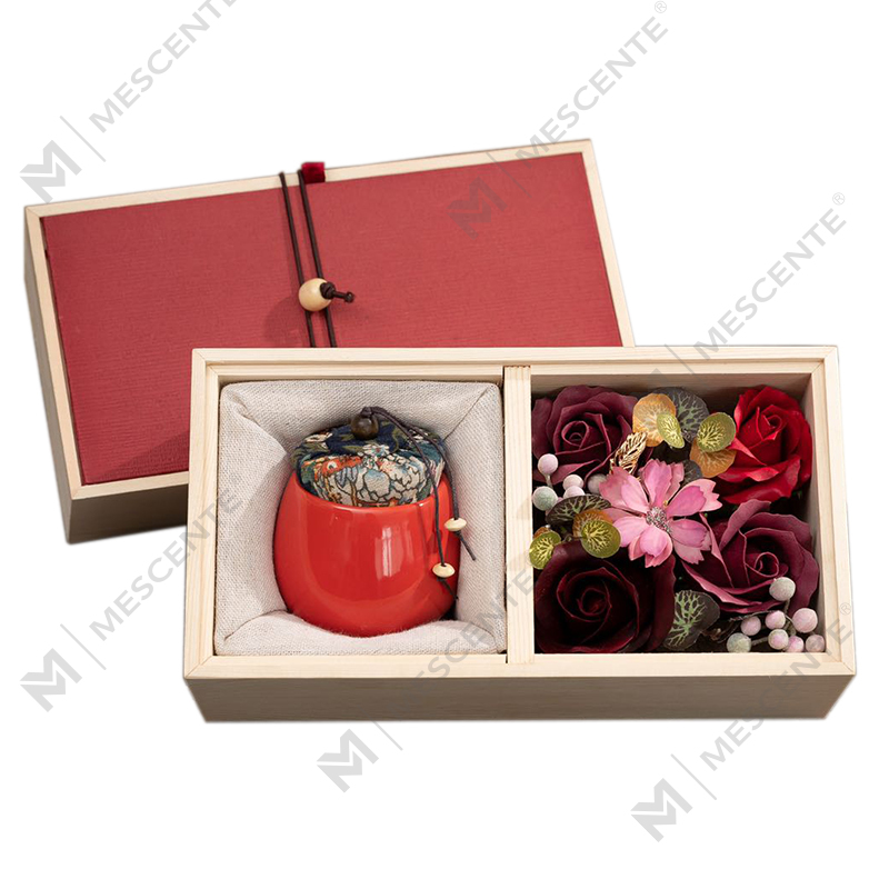 M&Scent Luxury Decoration Bulk Tilaa keraaminen pilari aromaterapiaparafiinikynttilä