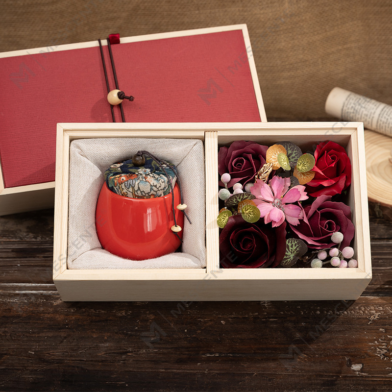 M&Scent Luxury Decoration Bulk Tilaa keraaminen pilari aromaterapiaparafiinikynttilä