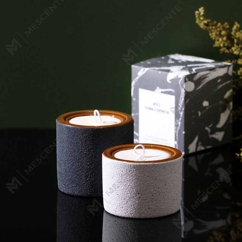 M&Scent räätälöity koristeellinen ja ylellinen omamerkki Woodwick-tuoksuinen soijavahakynttilä