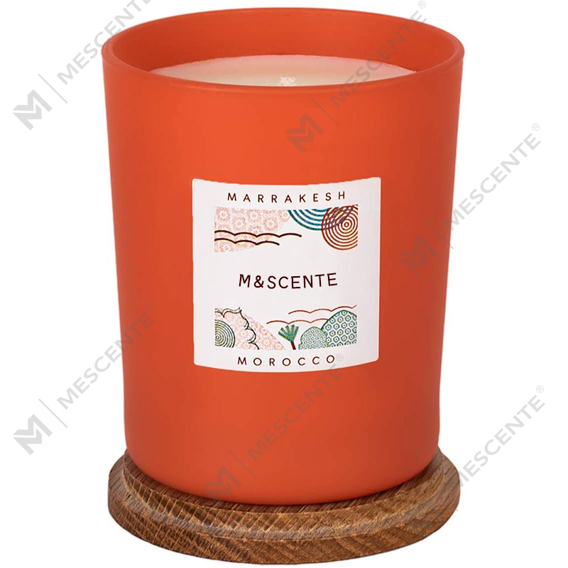 M&Scent räätälöityjä oman merkkisiä värillisiä tuoksuisia soijavahakynttilöitä