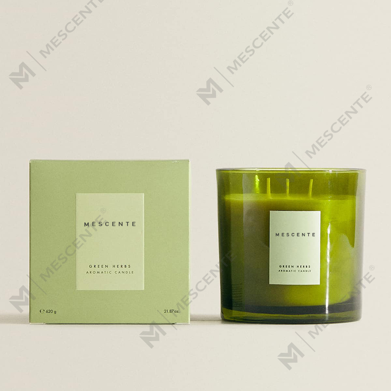 M&Scent Party Relax -tuoksuinen santelipuukynttilä, täytettävät miesten kynttilät A29273