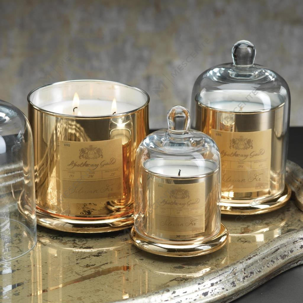 M&Scent koristeellinen romanttinen hääkellopurkki lasikupolin kansi tuoksukynttilä A29275