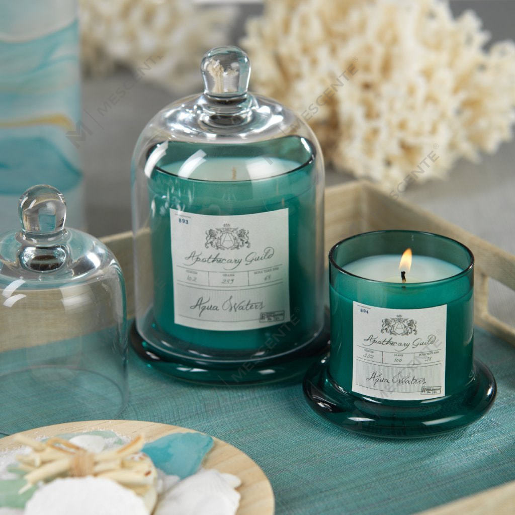 M&Scent koristeellinen romanttinen hääkellopurkki lasikupolin kansi tuoksukynttilä A29275