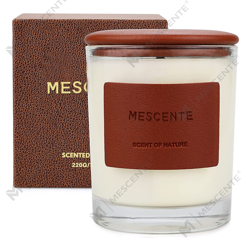 M&Scent tukkukaupassa kauniita kierrätettyjä lasipurkkeja kynttilöitä Kiinassa, Relax Candle
