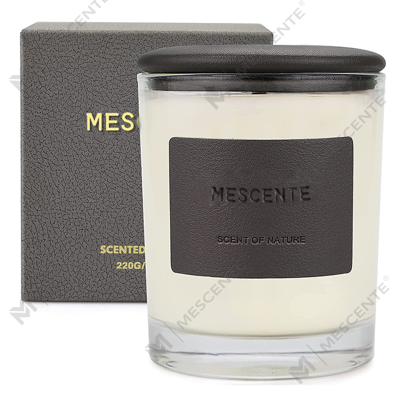 M&Scent tukkukaupassa kauniita kierrätettyjä lasipurkkeja kynttilöitä Kiinassa, Relax Candle