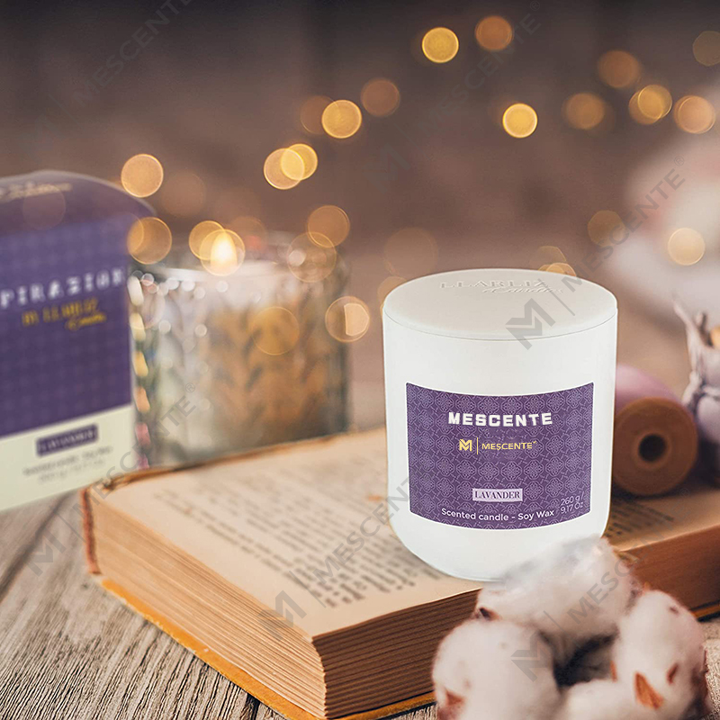 M&Scent Mason Jar Mini soijapohjaiset kynttilät, ylellinen pakkaus Marmorikynttilä Soijavaha