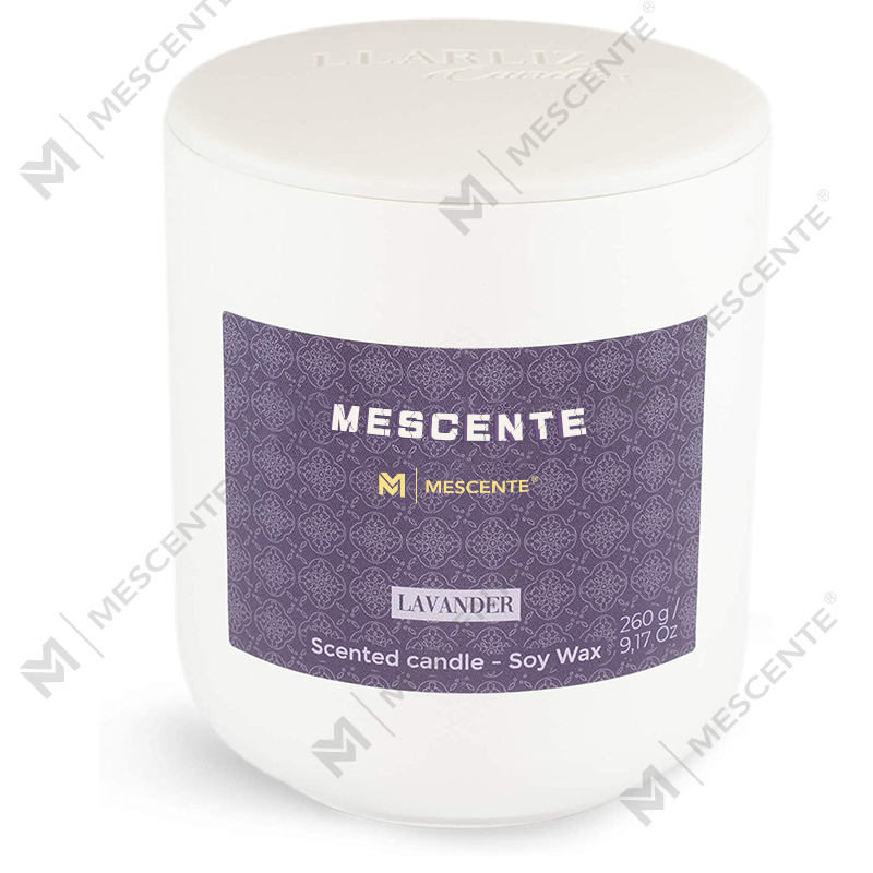 M&Scent Mason Jar Mini soijapohjaiset kynttilät, ylellinen pakkaus Marmorikynttilä Soijavaha