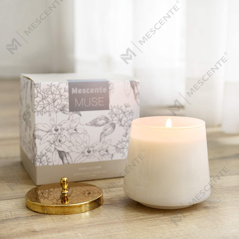 M&Scent 100 % luonnollinen aromaterapiakirjatuoksuinen soijakynttilä kotiin, isojen purkkien tuoksukynttilät