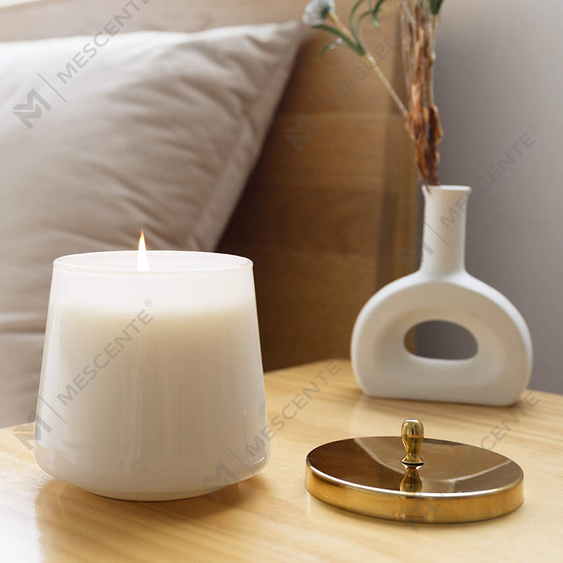 M&Scent 100 % luonnollinen aromaterapiakirjatuoksuinen soijakynttilä kotiin, isojen purkkien tuoksukynttilät