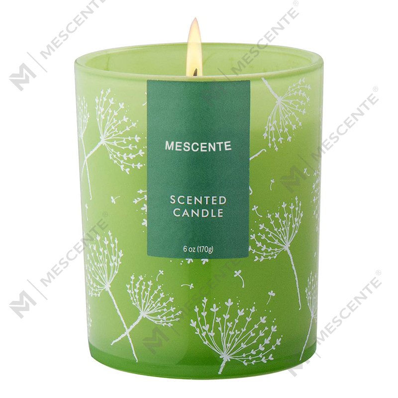 M&S-tuoksu mukautetun muotoinen logotulostusnäyte aromaterapian tuoksukynttiläsuosikkeista, tuoksukynttilät kuivatuilla kukilla