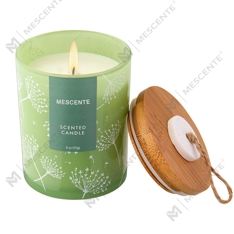 M&S-tuoksu mukautetun muotoinen logotulostusnäyte aromaterapian tuoksukynttiläsuosikkeista, tuoksukynttilät kuivatuilla kukilla