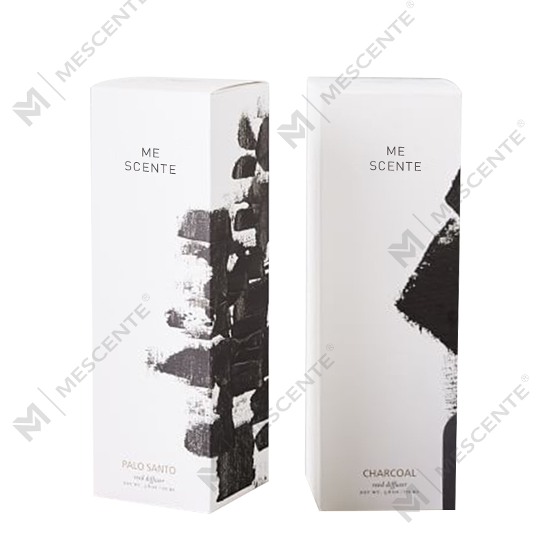 Mescente Luxury 180 ml räätälöity lasipullo eteerisen öljyn Reed diffuusori hotelleille