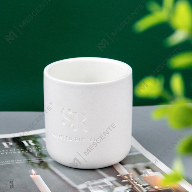M&S-tuoksu Custom Logo Halvat keraamiset purkit puisilla kansilla Kynttilä, kookosvaha-ylelliset kynttilät