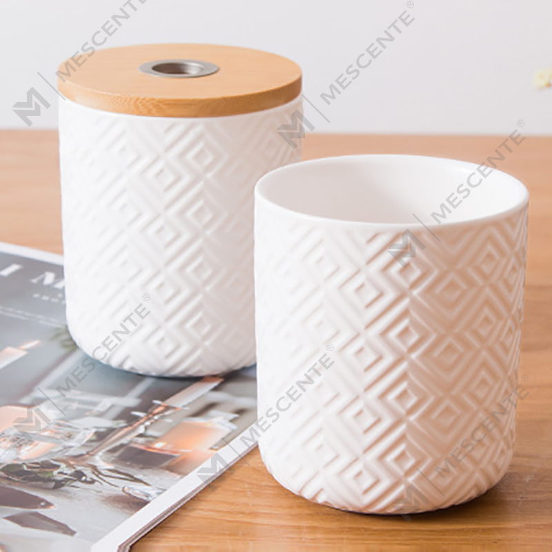 M&Scent 100 ml 200 ml pyöreä keraaminen aromikoristeleva lasipullo, Reed diffuusori