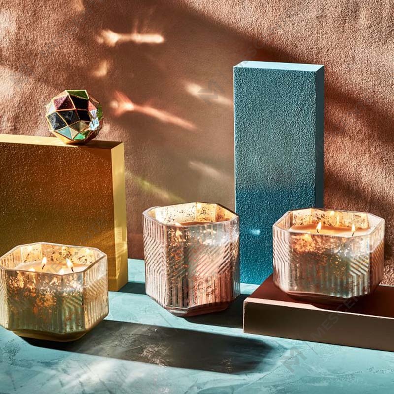 Tukkumyynti halvat lasiparafiinivaha uskonnolliset deco elohopea tuoksukynttilät