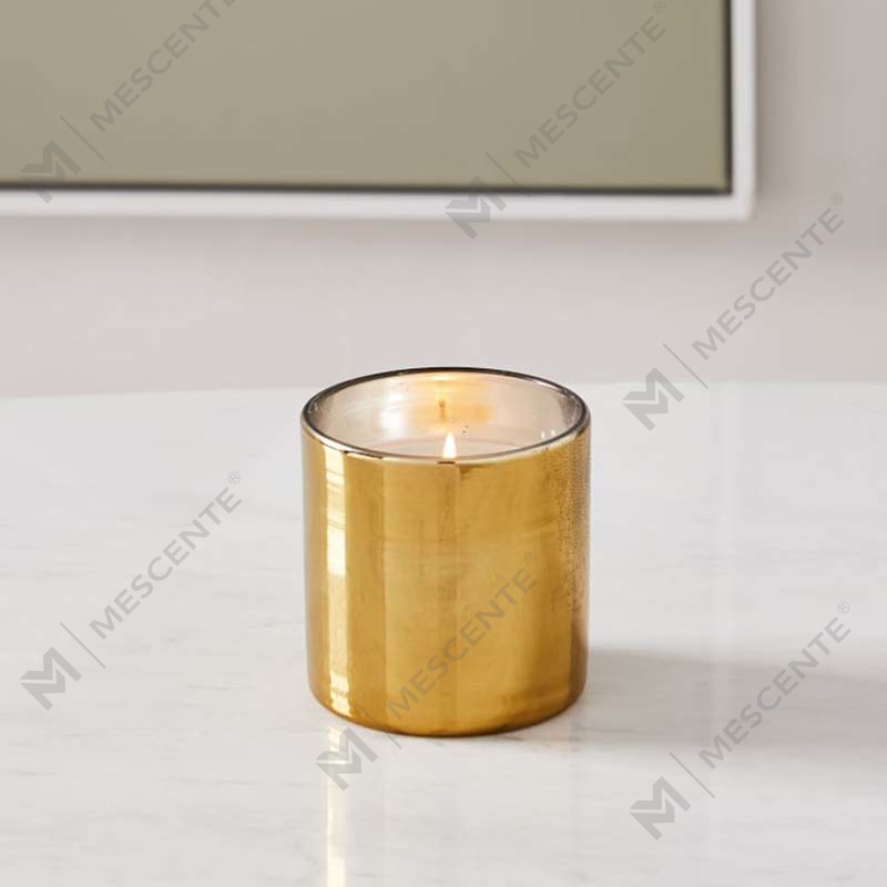 Amazon Luxury Custom Gold Print Logo musta lasipurkki tuoksuva soijavaha kynttilän koristelu lahjasetti