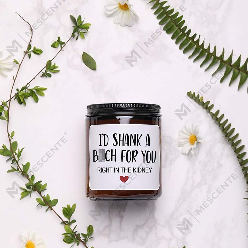 M&Scent 100% Natural Wax Joulun tuoksukynttilä kotiin lahjapakkaukseen, Tuoksukynttilä lasipurkissa metallikannella