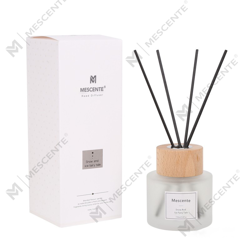 M&Scent tukkukaupan ylellinen yksityisen merkkien lasipullon ruokohajotin tulpalla