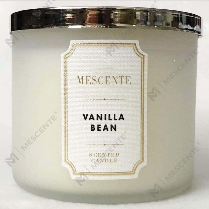 M&Scent Käsintehty 3 Wickin luonnollinen jasmiinin tuoksuinen soijavahakynttilälahja, omat merkkiset aromaterapiakynttilät