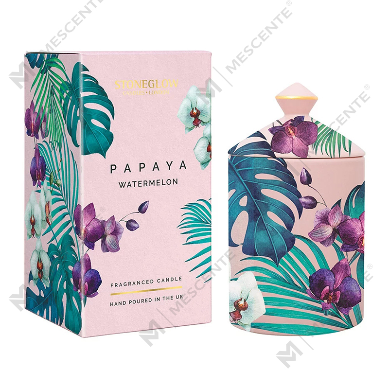 M&Scent Special Design -väri Urban Botanics -kynttilä taitettavalla laatikolla
