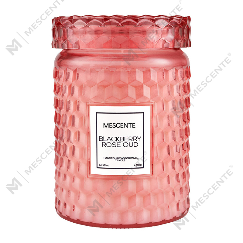 M&Scent räätälöity joulukoristelu Blackberry Rose Oud -kuvakkeen kynttilä