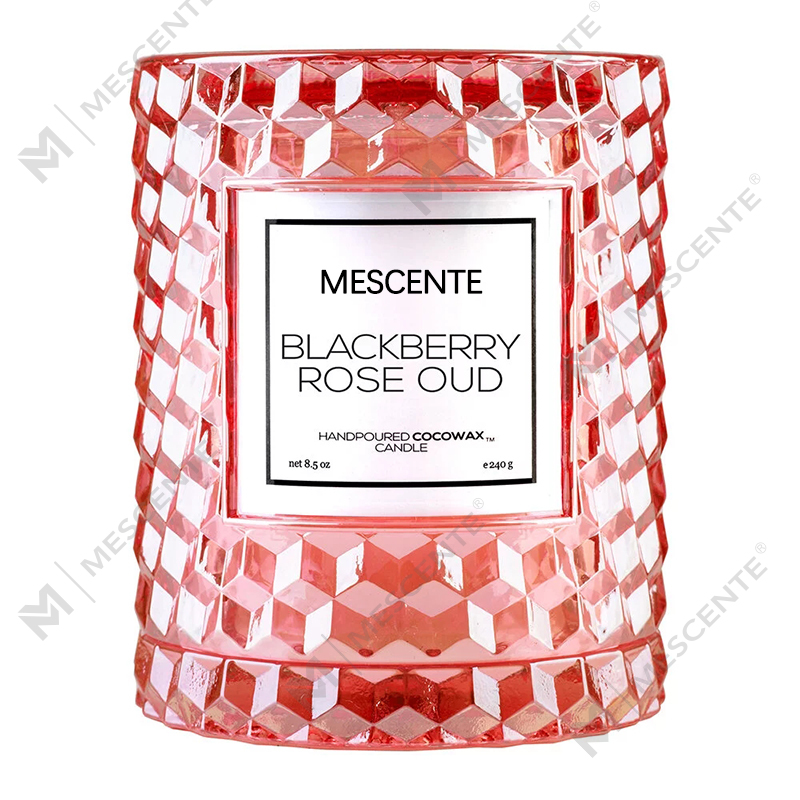 M&Scent räätälöity joulukoristelu Blackberry Rose Oud -kuvakkeen kynttilä