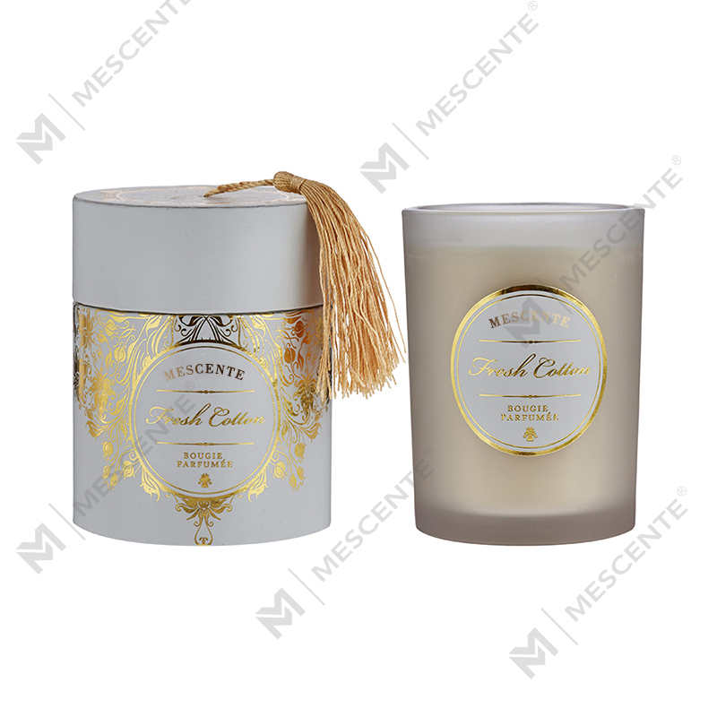 M&Scent Luxury Christmas White Henkilökohtainen Logo Tuoksukynttilät