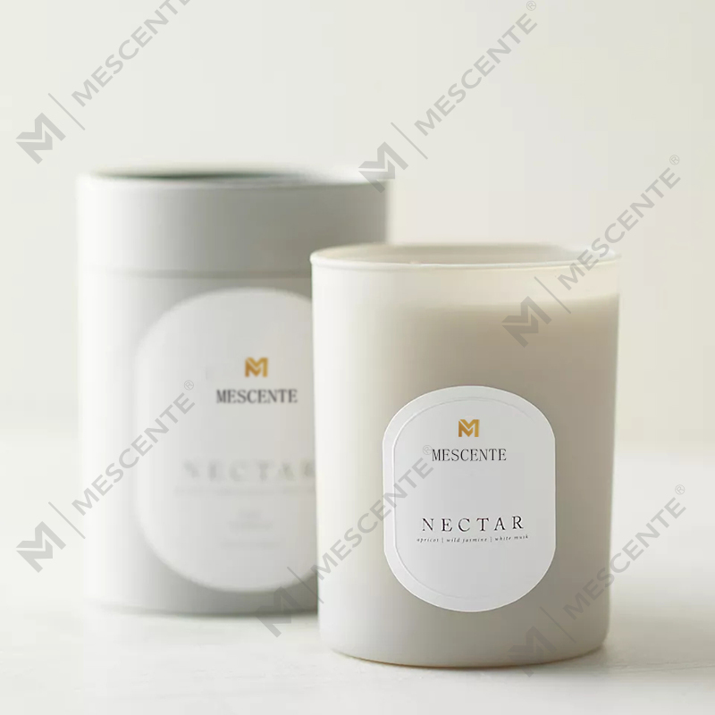 M&Scent Custom Logo Meditaatio Myrkyttömät Kivet Yrtti Käsin kaadetut luonnolliset tuoksuiset soijavahakristallikynttilät