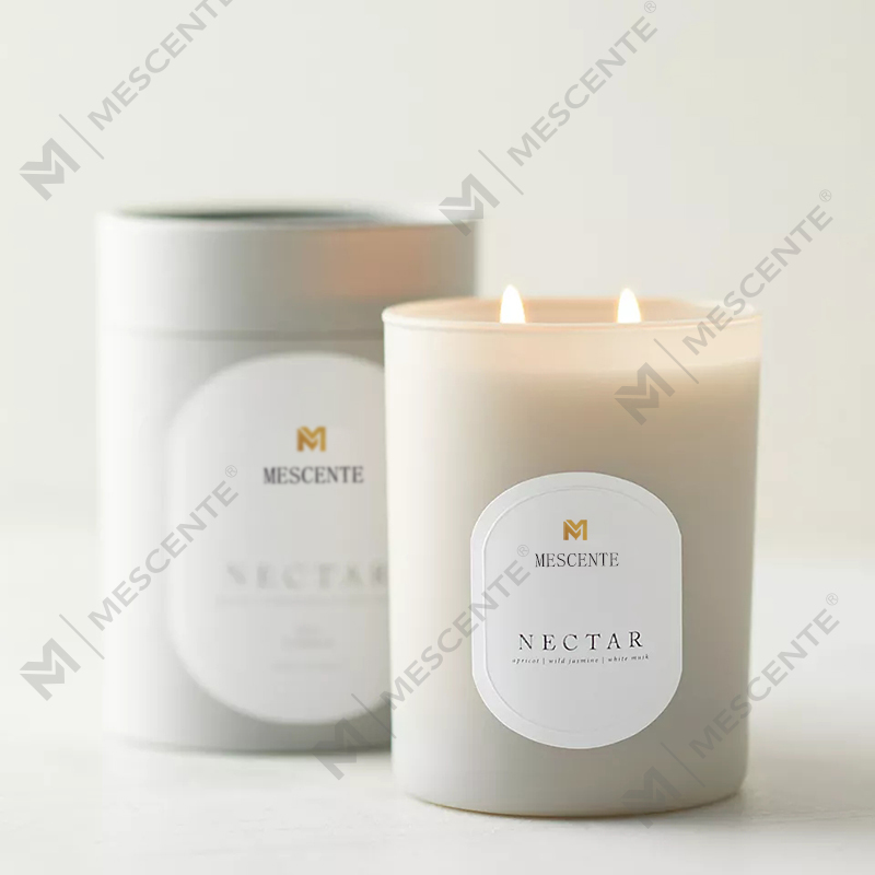 M&Scent Custom Logo Meditaatio Myrkyttömät Kivet Yrtti Käsin kaadetut luonnolliset tuoksuiset soijavahakristallikynttilät