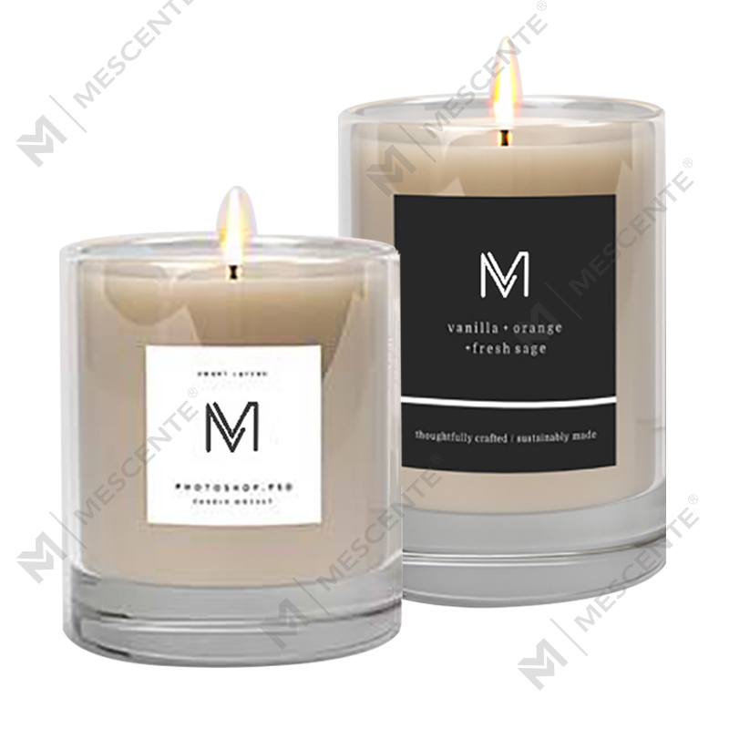 M&Scent tukkumyyntitehdas suoraan ylellisiä yksityisiä soijavahatuoksuisia kynttilöitä laatikoineen irtotavarana