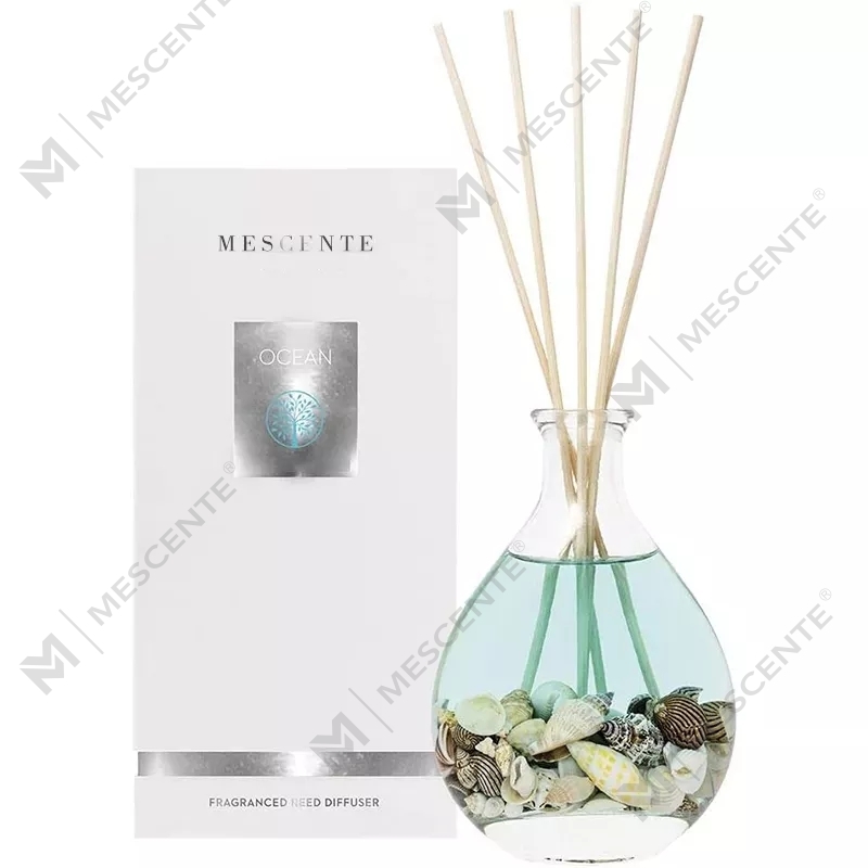 M&Scent tukkukaupan ylelliset omien merkkien lasipullot rottinkitikku ruoko diffuusori setit tulpalla