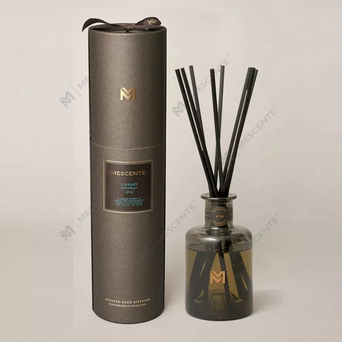M&Scent tukku ylellinen 500 ml musta pullon diffuusori Reed tuoksu ruoko diffuusori lahjapakkauksella